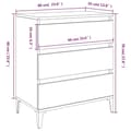 Pikkukuva 10 / 11: vidaXL Senkki betoninharmaa 60x35x70 cm tekninen puu -  Tarjoilupöydät & senkit