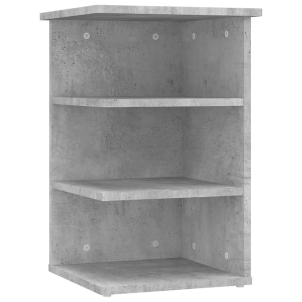 vidaXL sideskab 35x35x55 cm konstrueret træ betongrå -  Skænke