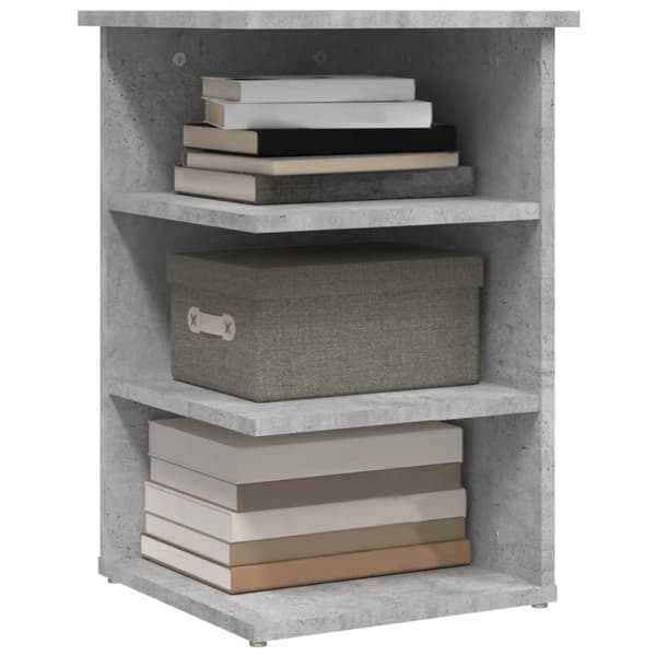 vidaXL sideskab 35x35x55 cm konstrueret træ betongrå -  Skænke