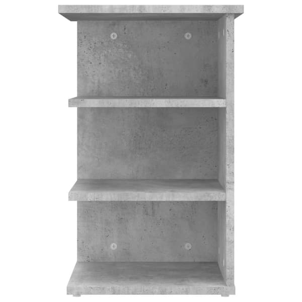 vidaXL sideskab 35x35x55 cm konstrueret træ betongrå -  Skænke