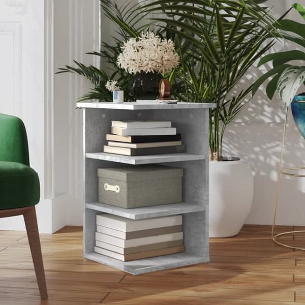 vidaXL sideskab 35x35x55 cm konstrueret træ betongrå -  Skænke