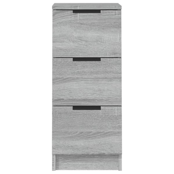 vidaXL Senkit 2 kpl harmaa Sonoma 30x30x70 cm tekninen puu -  Tarjoilupöydät & senkit