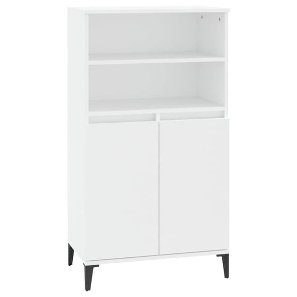 vidaXL Kaappi valkoinen 60x36x110 cm tekninen puu -  Tarjoilupöydät & senkit