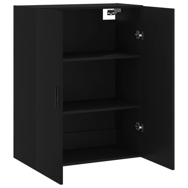 vidaXL væghængt skab 69,5x34x90 cm sort - Skænke