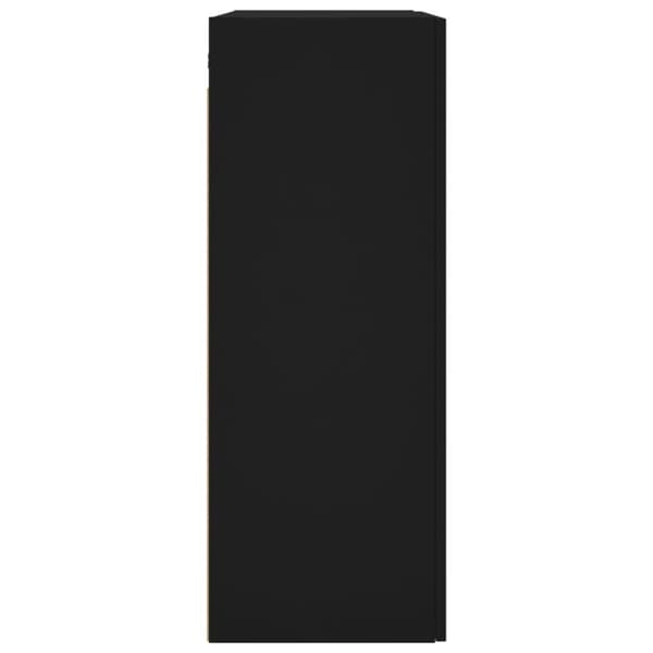 vidaXL væghængt skab 69,5x34x90 cm sort - Skænke