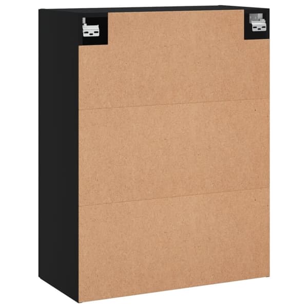 vidaXL væghængt skab 69,5x34x90 cm sort - Skænke