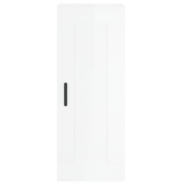 vidaXL Kaappi korkeakiilto valkoinen 34,5x34x180 cm tekninen puu -  Tarjoilupöydät & senkit