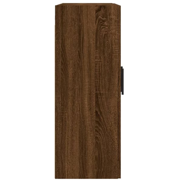 vidaXL Seinäkiinnitettävä kaappi rusk tammi 69,5x34x90 cm tekninen puu -  Tarjoilupöydät & senkit