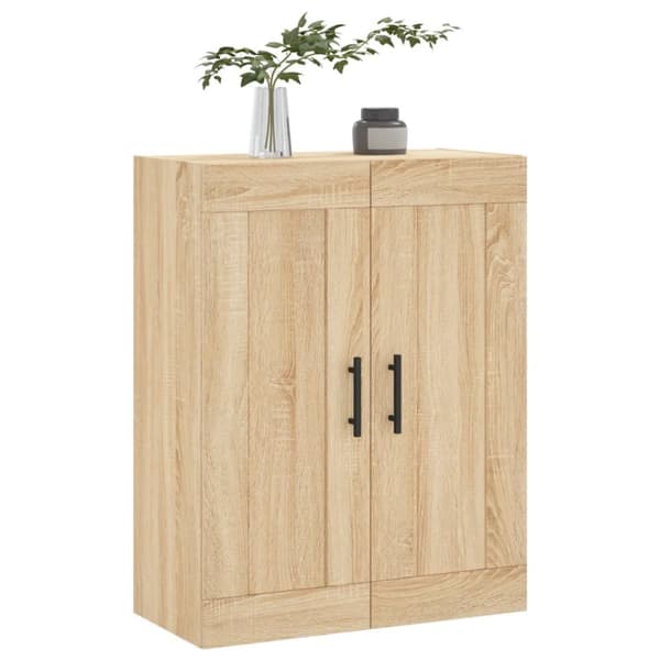 vidaXL Väggskåp sonoma-ek 69,5x34x90 cm konstruerat trä - Skänkar & serveringsbord
