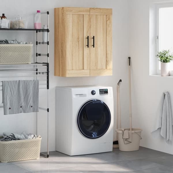 vidaXL Väggskåp sonoma-ek 69,5x34x90 cm konstruerat trä -  Skänkar & serveringsbord