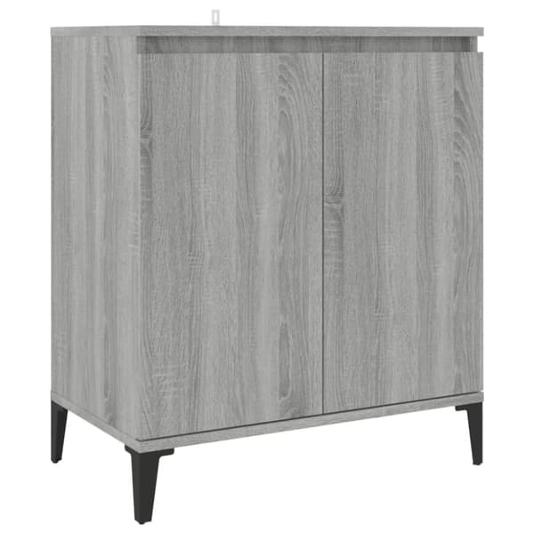 vidaXL skænk 60x35x70 cm konstrueret træ grå sonoma-eg - Skænke