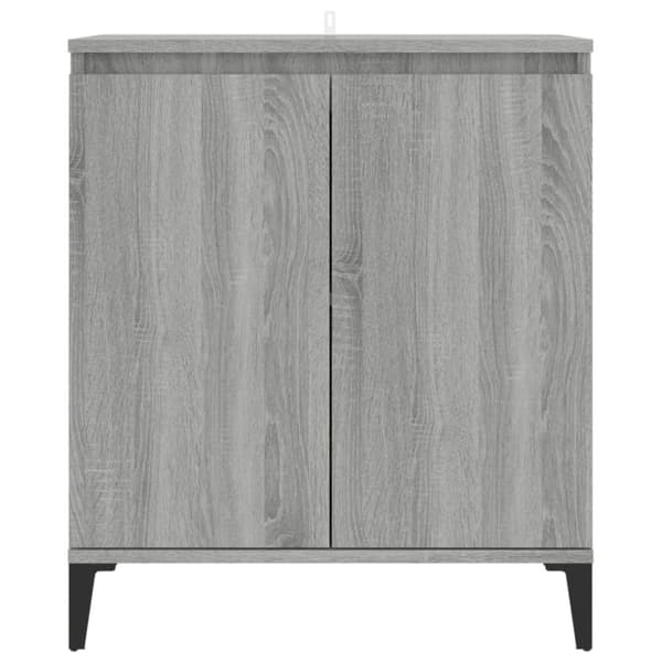 vidaXL skænk 60x35x70 cm konstrueret træ grå sonoma-eg - Skænke