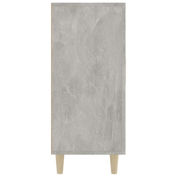 vidaXL Senkki betoninharmaa 90x34x80 cm tekninen puu -  Tarjoilupöydät & senkit