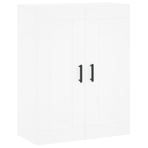 vidaXL vægskab 69,5x34x90 cm konstrueret træ hvid -  Skænke