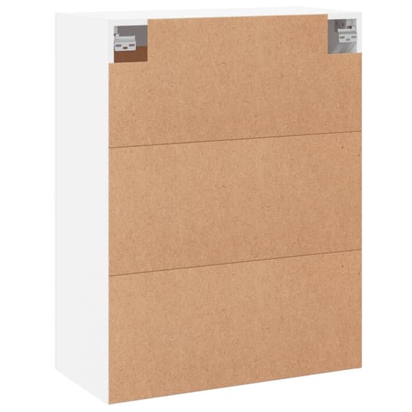 vidaXL vægskab 69,5x34x90 cm konstrueret træ hvid -  Skænke