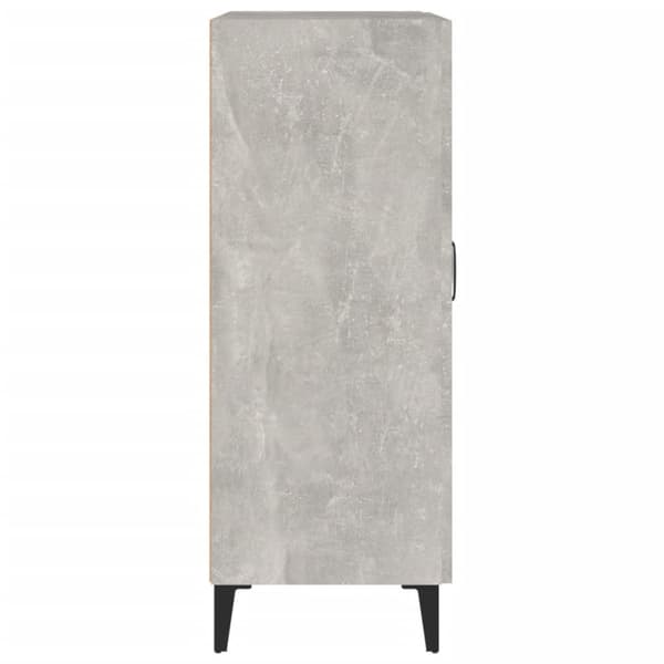 vidaXL Byrå betonggrå 69,5x34x90 cm konstruerat trä -  Skänkar & serveringsbord
