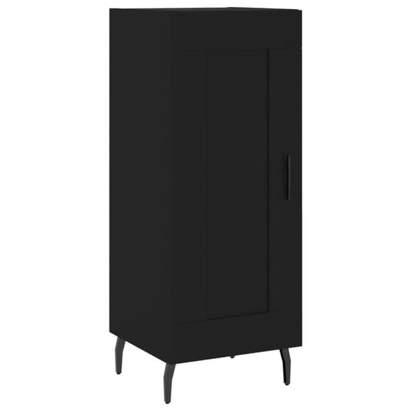 vidaXL skab 34,5x34x180 cm konstrueret træ sort -  Skænke