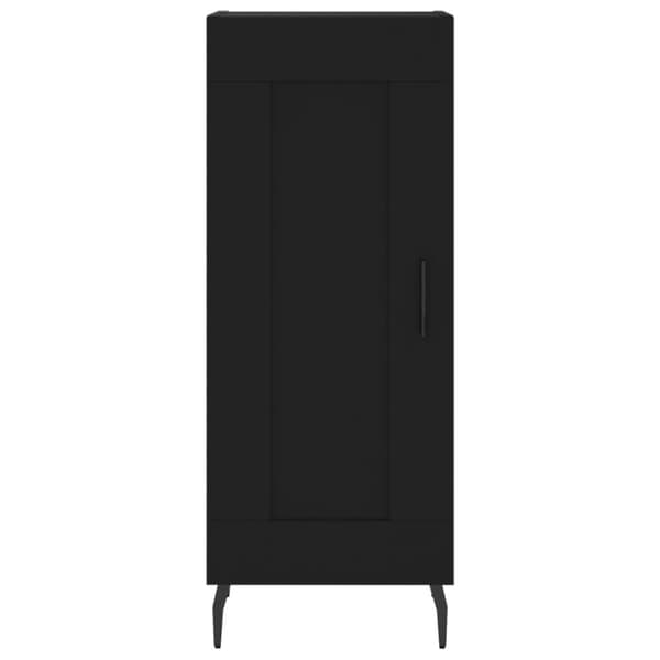vidaXL skab 34,5x34x180 cm konstrueret træ sort -  Skænke