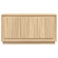 Pikkukuva 6 / 11: vidaXL Senkki Sonoma tammi 102x35x55 cm tekninen puu -  Tarjoilupöydät & senkit