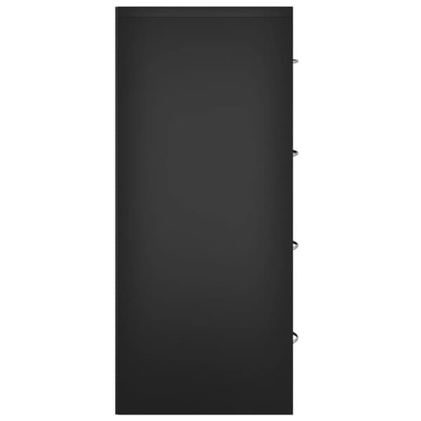vidaXL Skänk med 4 lådor 60x30,5x71 cm svart -  Skänkar & serveringsbord