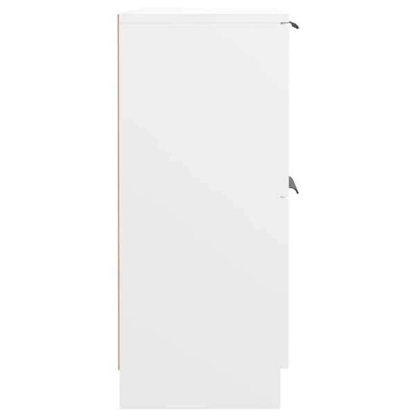 vidaXL skænk 60x30x70 cm konstrueret træ hvid - Skænke