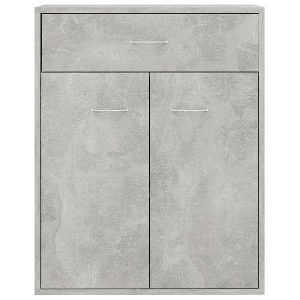 vidaXL skænk 60 x 30 x 75 cm spånplade betongrå - Skænke