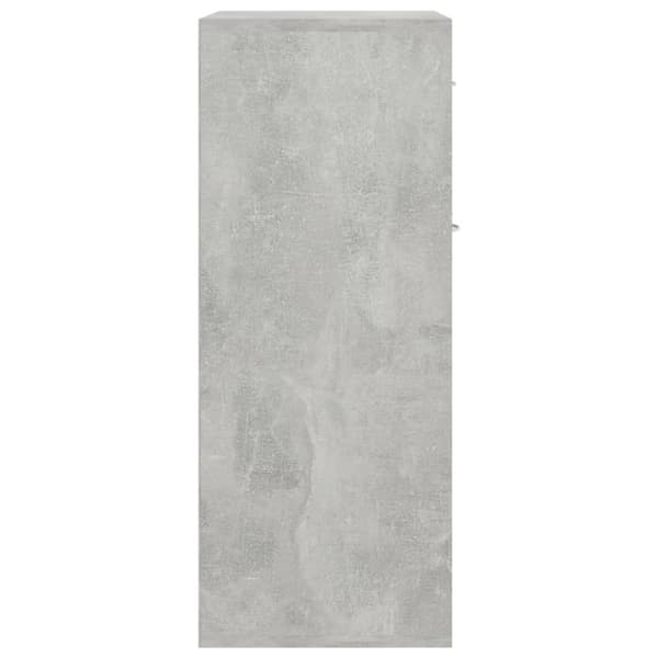 vidaXL skænk 60 x 30 x 75 cm spånplade betongrå - Skænke