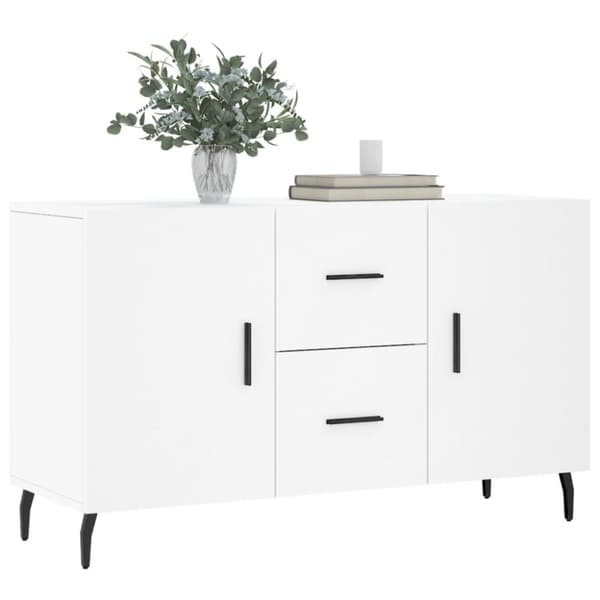 vidaXL skænk 100x36x60 cm konstrueret træ hvid - Skænke