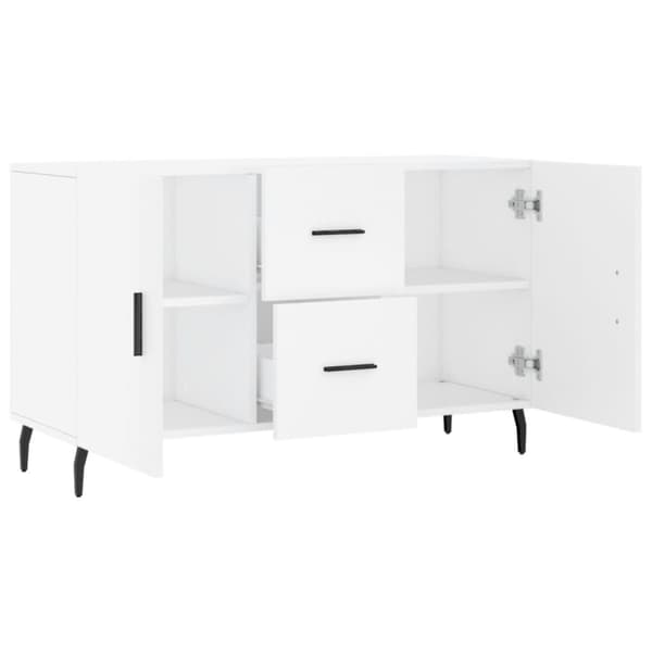 vidaXL skænk 100x36x60 cm konstrueret træ hvid - Skænke