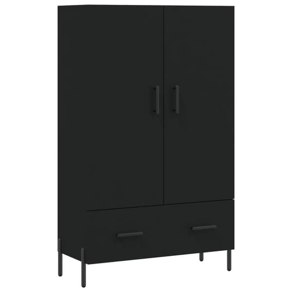 vidaXL skab 69,5x31x115 cm konstrueret træ sort -  Skænke