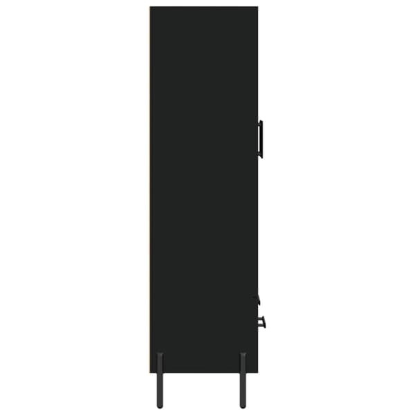 vidaXL skab 69,5x31x115 cm konstrueret træ sort - Skænke