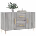 Pikkukuva 4 / 11: vidaXL Senkki harmaa Sonoma 100x36x60 cm tekninen puu -  Tarjoilupöydät & senkit