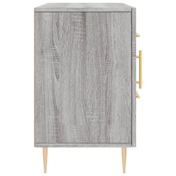 vidaXL Senkki harmaa Sonoma 100x36x60 cm tekninen puu -  Tarjoilupöydät & senkit