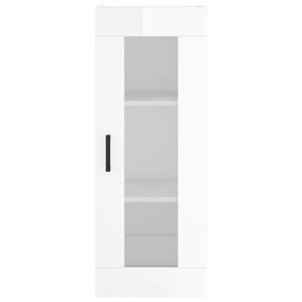 vidaXL skab 34,5x34x180 cm konstrueret træ hvid højglans -  Skænke