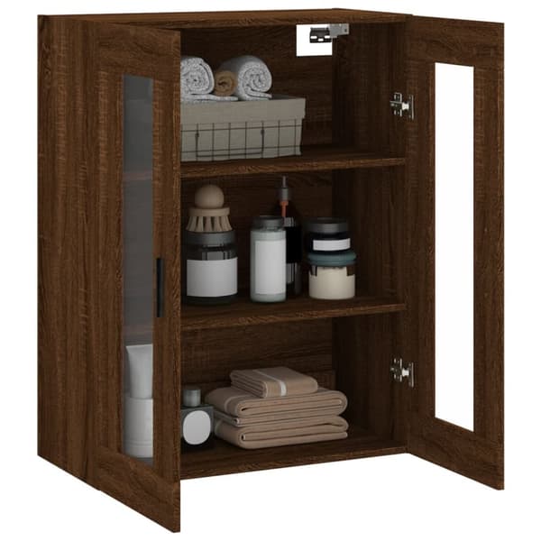vidaXL Väggskåp brun ek 69,5x34x90 cm - Skänkar & serveringsbord