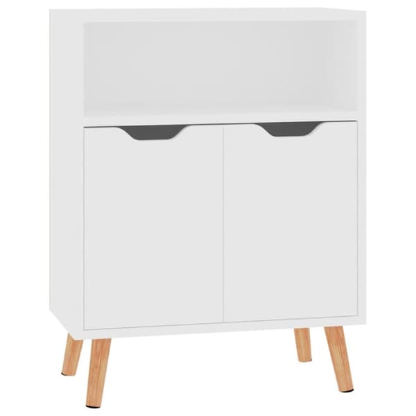 vidaXL Skänk vit 60x30x72 cm konstruerat trä - Skänkar & serveringsbord