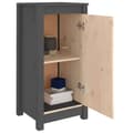 Pikkukuva 5 / 11: vidaXL Senkit 2 kpl harmaa 40x35x80 cm täysi mänty -  Tarjoilupöydät & senkit
