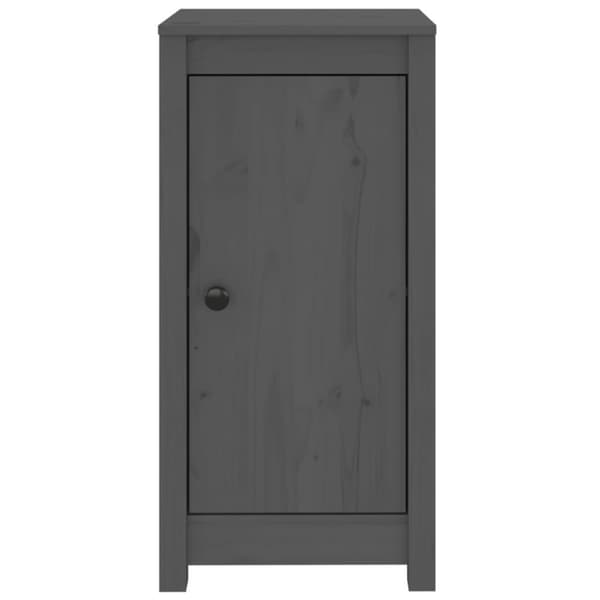vidaXL Senkit 2 kpl harmaa 40x35x80 cm täysi mänty - Tarjoilupöydät & senkit
