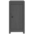 Pikkukuva 6 / 11: vidaXL Senkit 2 kpl harmaa 40x35x80 cm täysi mänty -  Tarjoilupöydät & senkit