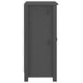 Pikkukuva 7 / 11: vidaXL Senkit 2 kpl harmaa 40x35x80 cm täysi mänty -  Tarjoilupöydät & senkit