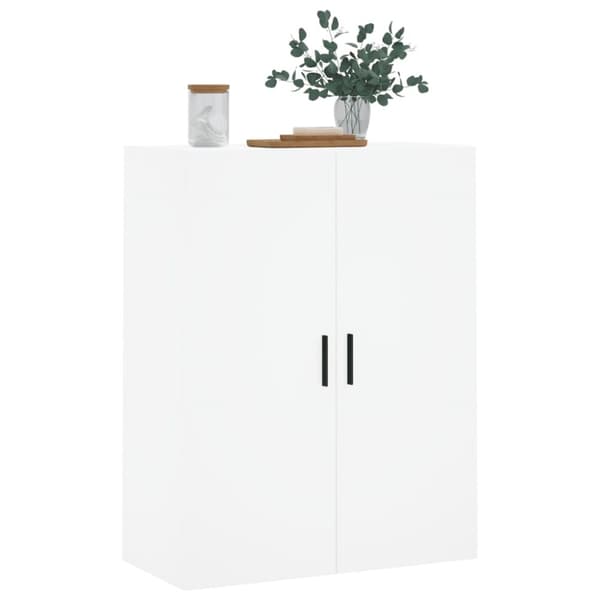 vidaXL Seinäkiinnitettävä kaappi valkoinen 69,5x34x90 cm -  Tarjoilupöydät & senkit