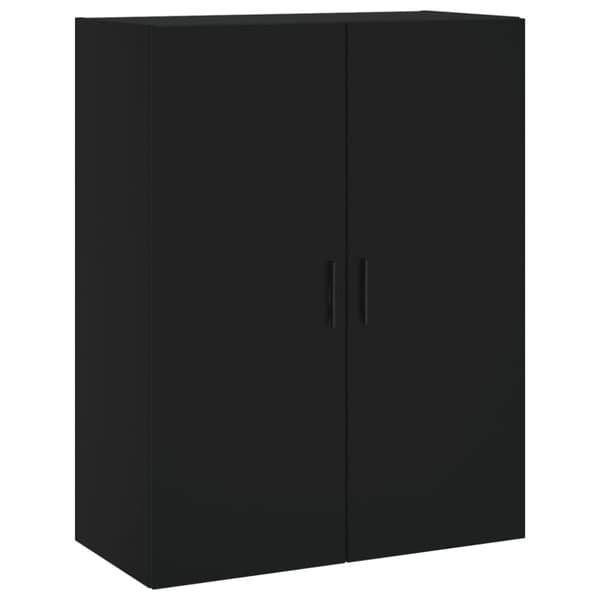 vidaXL Väggskåp 2 st svart 69,5x34x90 cm - Skänkar & serveringsbord