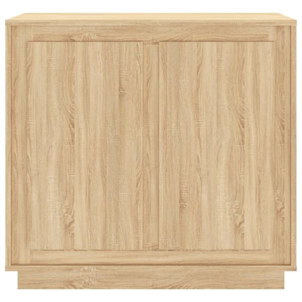 vidaXL Skänk sonoma-ek 80x34x75 cm konstruerat trä - Skänkar & serveringsbord