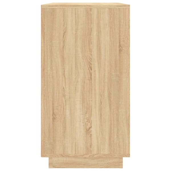 vidaXL Skänk sonoma-ek 80x34x75 cm konstruerat trä - Skänkar & serveringsbord
