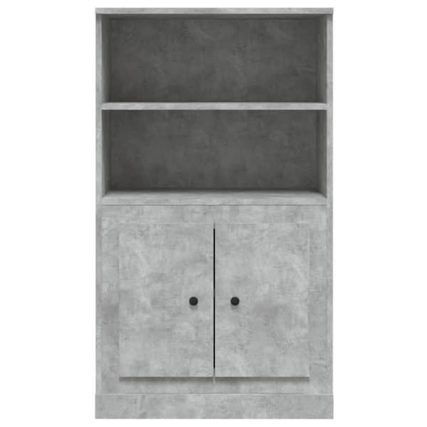 vidaXL Skåp betonggrå 60x35,5x103,5 cm konstruerat trä - Skänkar & serveringsbord