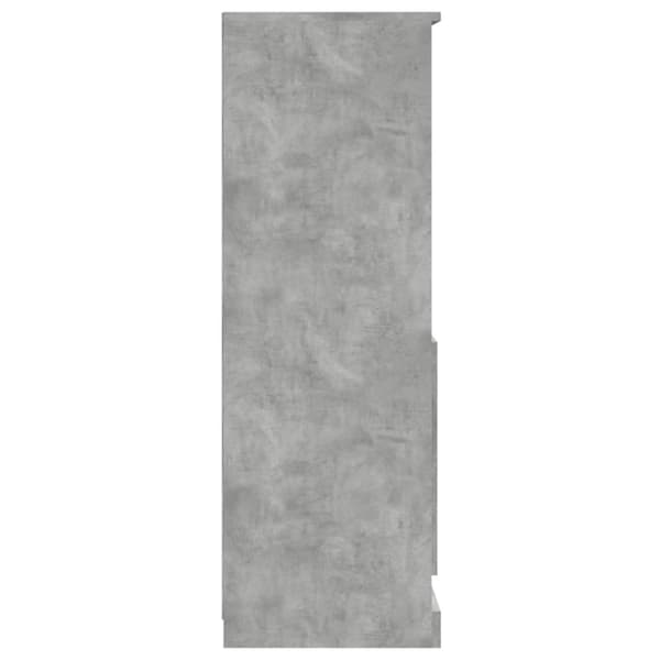 vidaXL Skåp betonggrå 60x35,5x103,5 cm konstruerat trä - Skänkar & serveringsbord