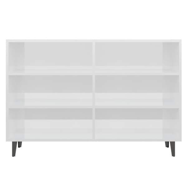 vidaXL Skänk vit högglans 103,5x35x70 cm konstruerat trä -  Skänkar & serveringsbord
