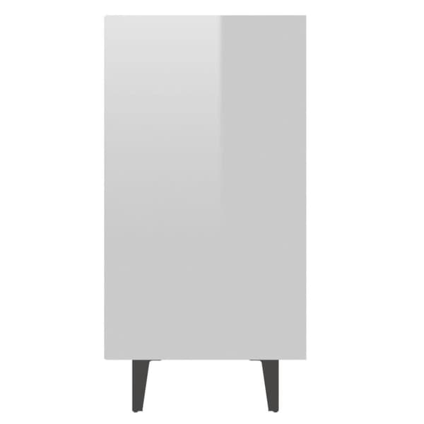 vidaXL Skänk vit högglans 103,5x35x70 cm konstruerat trä - Skänkar & serveringsbord