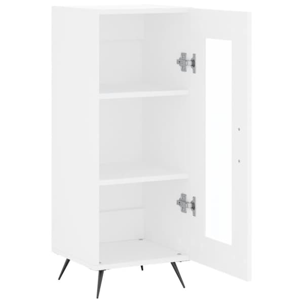 vidaXL skænk 34,5x34x90 cm konstrueret træ hvid - Skænke