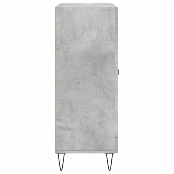 vidaXL Senkki betoninharmaa 69,5x34x90 cm tekninen puu -  Tarjoilupöydät & senkit
